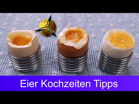 Eier Kochzeit: Eier weich, hart oder wachsweich kochen