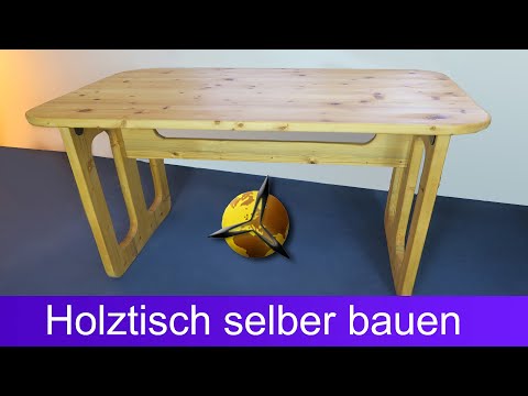 Einfachen Esstisch / Holztisch selber bauen