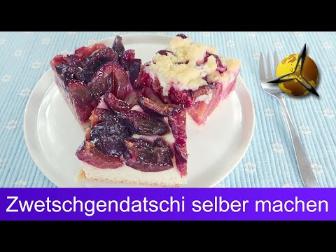 Zwetschgendatschi: Zwetschgenkuchen vom Blech aus Bayern