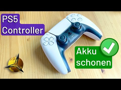 PS5 Controller Akku schonen - Akkulaufzeit verlängern