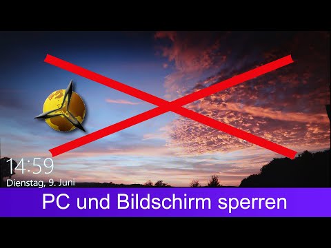 Windows 10 PC &amp; Bildschirm schnell sperren