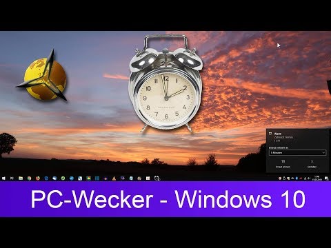 PC-Wecker (Alarm) einstellen / verwenden - Windows 10