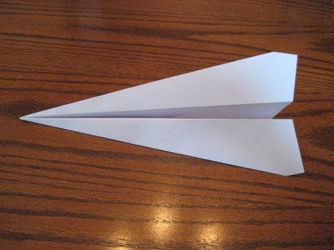 How To Fold A Paper Airplane That Flies Far. (Full HD)