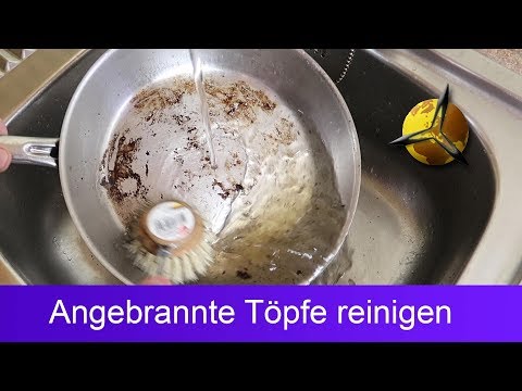 Angebrannten Topf / Pfanne einfach reinigen - DIY