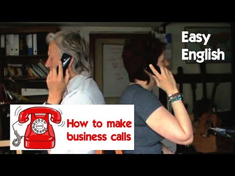 Easy English - business telephoning (key phrases)