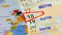 Welttage, Festtage, Feiertage