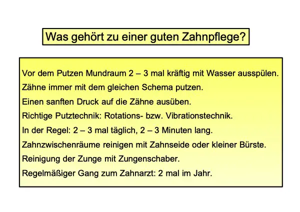 Zahnpflege-Tipps