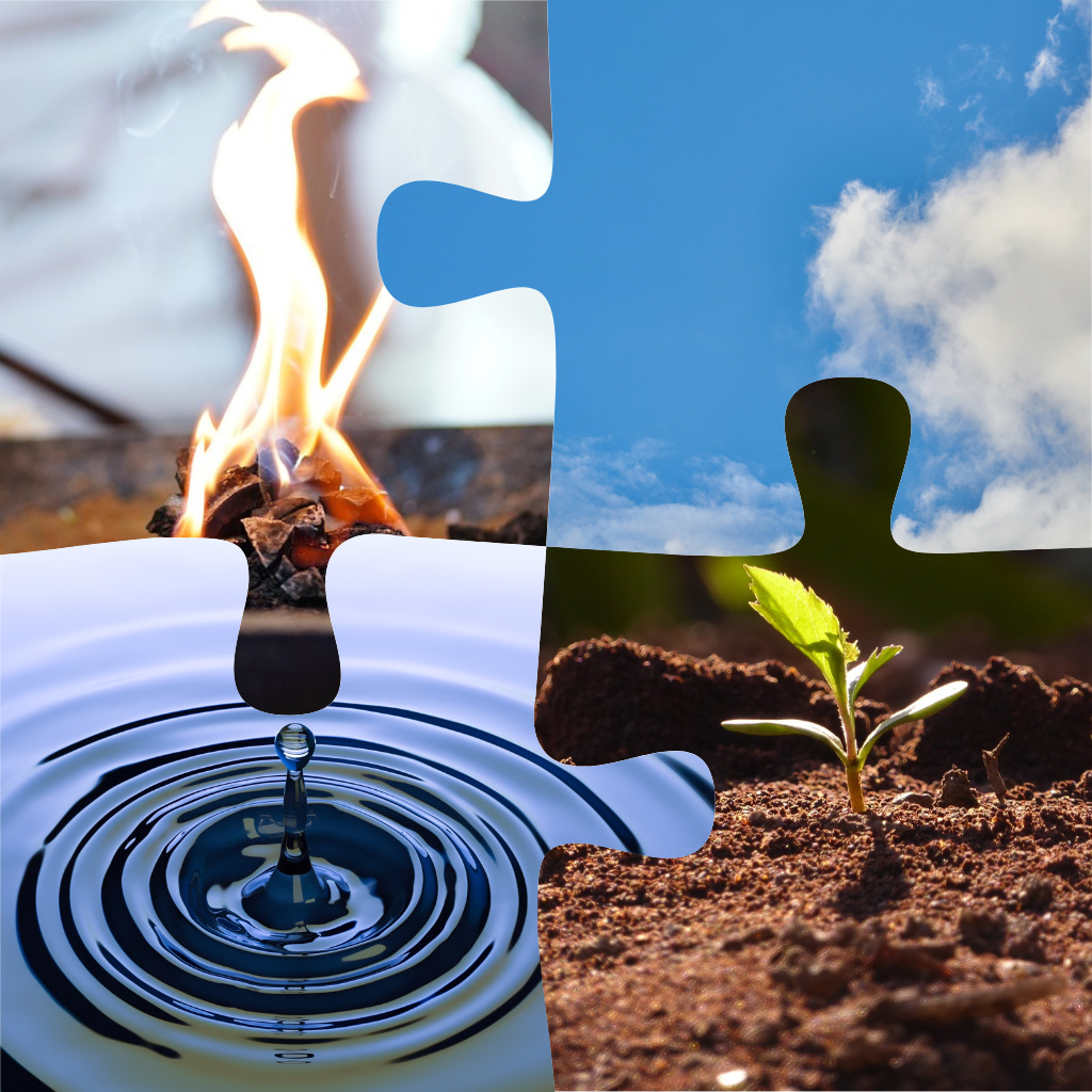 Esoterische Psychologie: Die vier Elemente beim Menschen – Philognosie, image size:1024x1024