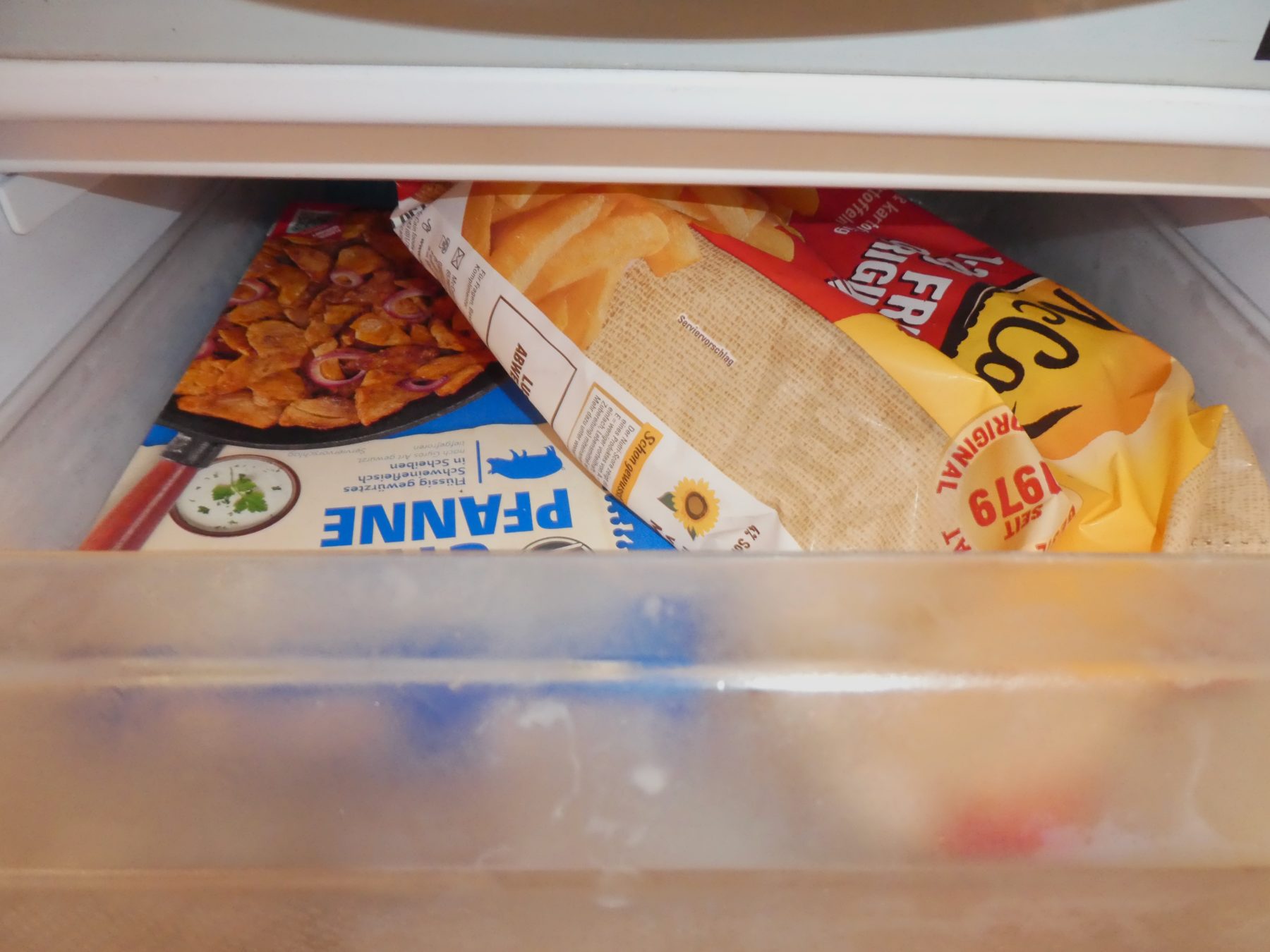 Gefrorenes Haltbarkeit von Fleisch und anderen Lebensmitteln Philognosie