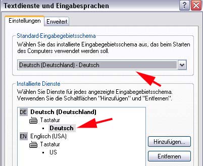 Deutsche Tastatur