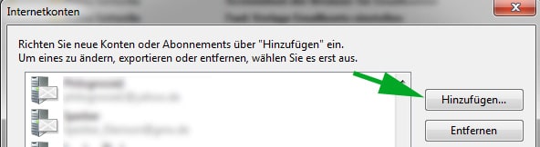 E-Mail-Konto mit Windows Mail einrichten