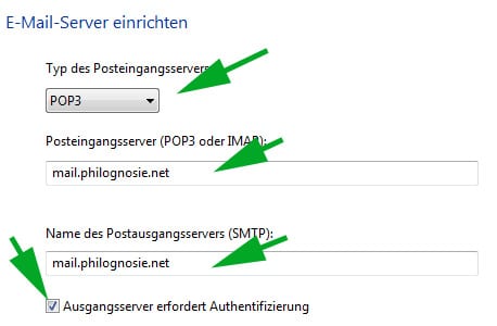 Eigene E-Mailadresse in Windows Mail aktivieren