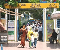 Eingang zum Vogelpark in Agadir