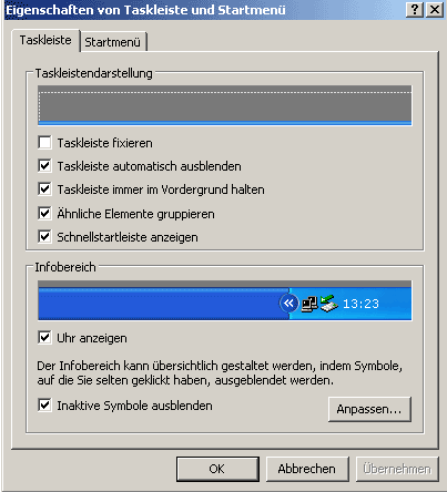 Windows Xp Taskleiste Selber Gestalten Einrichten Philognosie