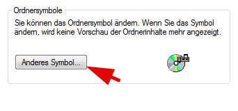 Ordnersymbole Icons ändern Windows 7