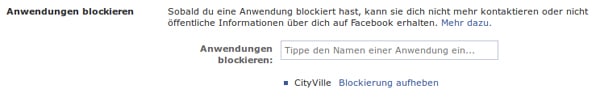 Anwendung Spiele Facebook blockieren deaktivieren