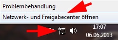 MAC-Adresse anzeigen mit Windows 7