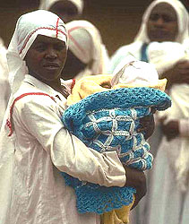 Mutter in Afrika