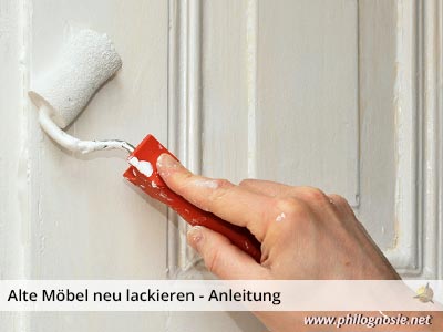 Alte Möbel neu lackieren