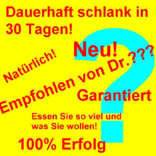 Werbetricks Abzocke Abnehmen
