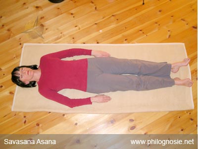 Savasana Asana Meditationshaltung