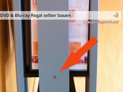 DVD & Blu-ray-Regal seitlich bauen