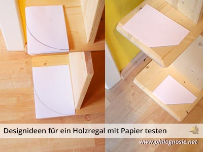 Designideen für Holzregal Regelsystem testen 2 Beispiel