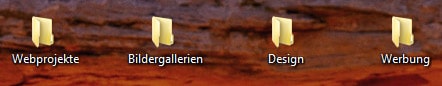 Desktop aufräumen Dateien sortieren
