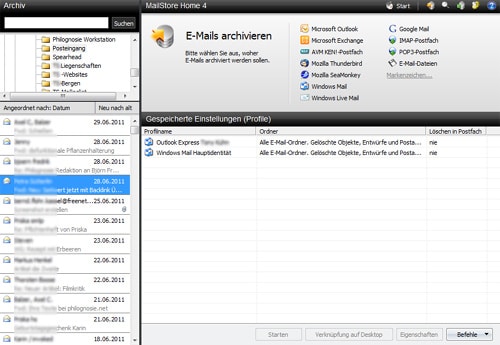 Mailstore Home E-Mails sicher archivieren und umziehen