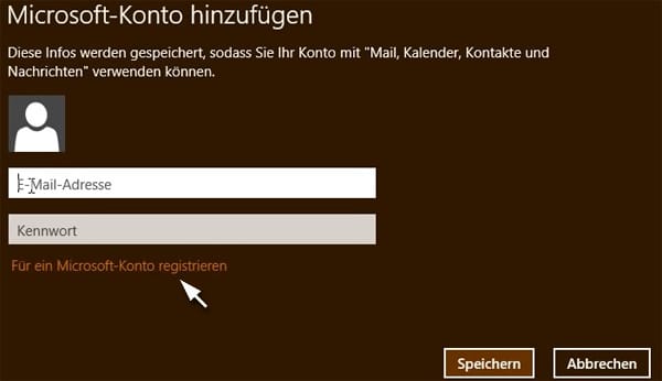 Windows 8 neues E-Mail-Konto Account hinzufügen Anleitung