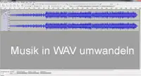 Musik in E-Mails einbauen versenden WAV Format umwandeln