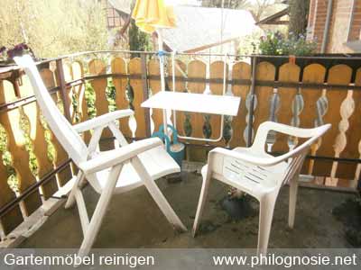 Gartenmöbel Gartenstühle aus Plastik oder Kunststoff richtig reinigen