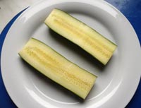Kalte Platten dekorieren - Gurke garnieren Party-Tipp Gurkenboote 1