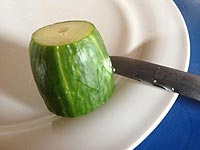 Kalte Platten dekorieren - Gurke garnieren Tipp 2