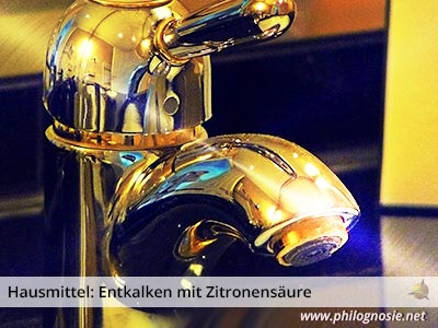 Hausmittel: mit Zitronensäure entkalken