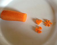 Kalte Platte dekorieren - Karotten garnieren Tipp 2