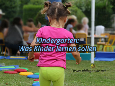 Beobachtungsbogen Kindergarten Was kleine Kinder lernen sollen