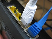 LAN Internet über Steckdose Stromleitungen Strom verteilen