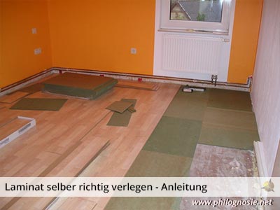 Laminat verlegen selbst machen