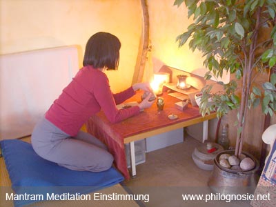Mantram Meditation Anfänger Einstimmung