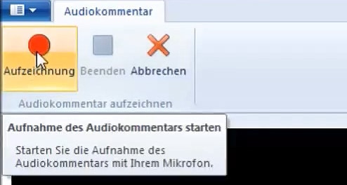 Film Video Audiokommentar aufzeichnen