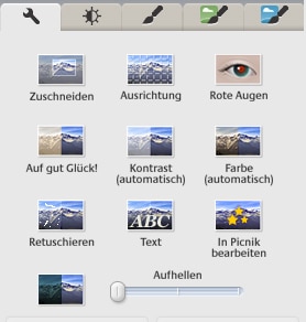 Picasa Bildbearbeitung Optionen kostenlos