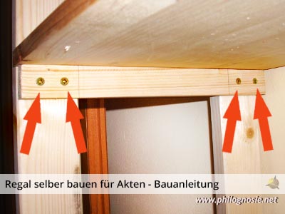 Auflage für Regalbretter selbst bauen