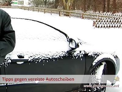 Autoscheiben eisfrei halten mit Autofolie