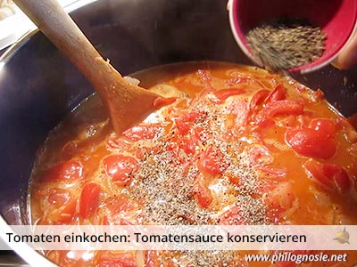 Tomaten Einkochen Konservieren Rezept