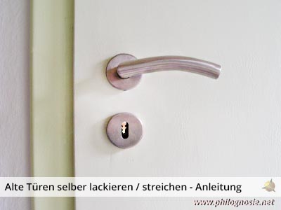 Türgriff selbst einbauen lackieren