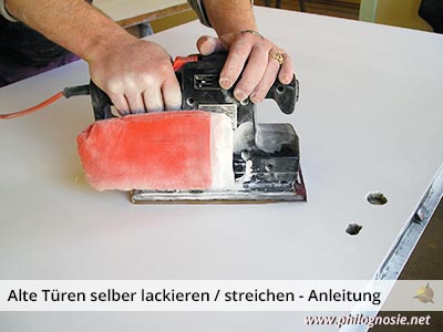 Tür schleifen lackieren Ratgeber