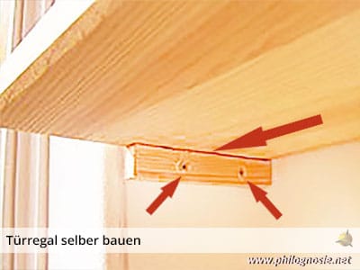 Regal selbst machen bauen Küche Tür