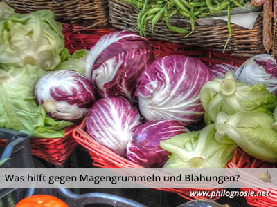 Was hilft gegen Magengrummeln / Blähungen?