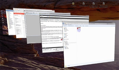 Windows Fenster 3 D anordnen, wechseln und verschieben